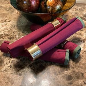 Napkins and Rings (set of 4)